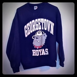 Dark blue vintage Georgetown sweatshirt